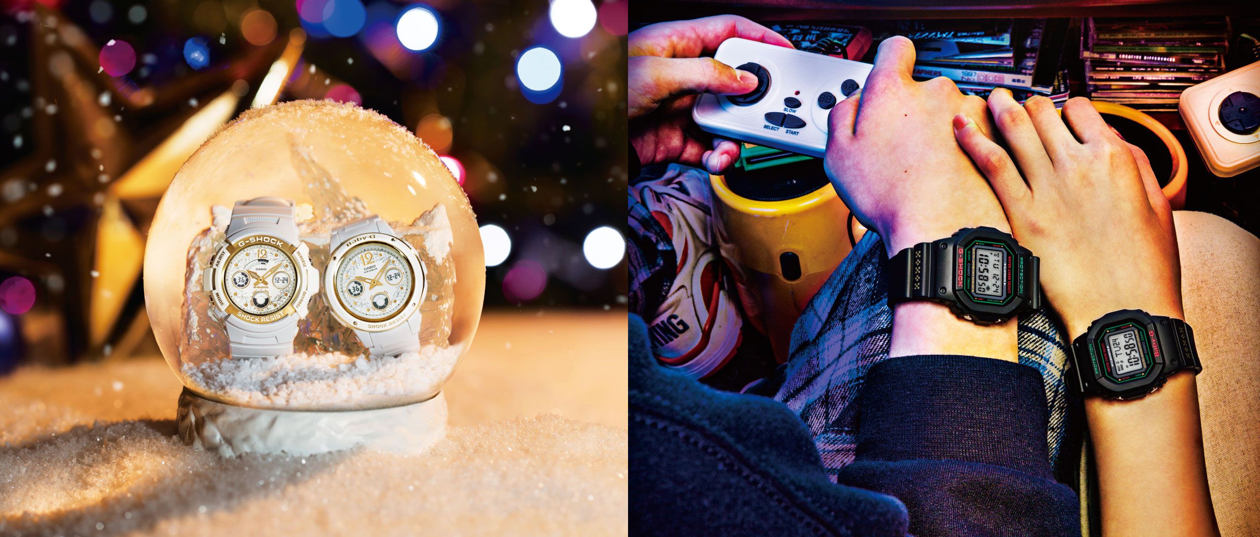 恋人たちの“G-SHOCK & BABY-G”ペアウオッチ