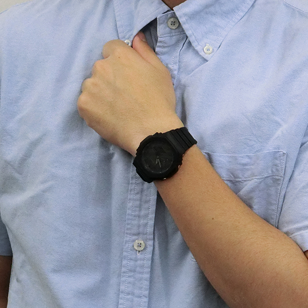 カシオ公式 G Shock 八角形フォルム カーボンコアガード 腕時計 Ga 2100 1a1jf ご注文はお一人1点限り カシオ公式通販